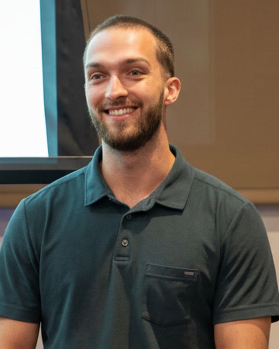 George Stenberg presenting to an audience